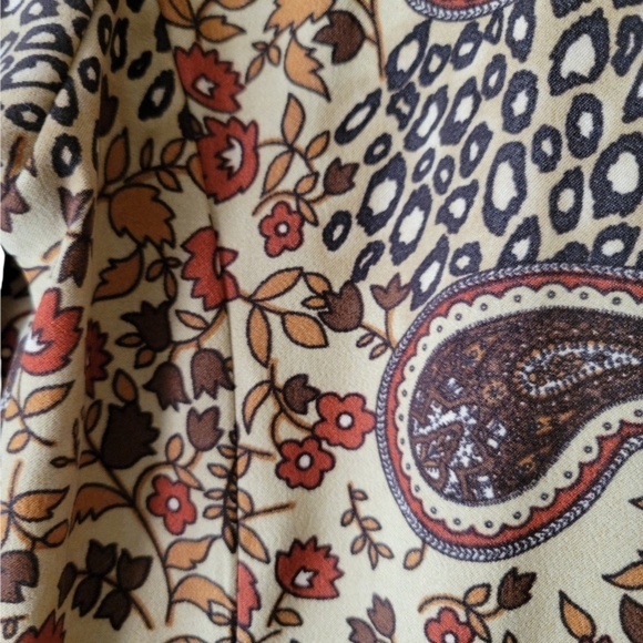 ** VINTAGE** Goodclothes collections BOHO paisley button-down tunic/shirt - Picture 5 of 11